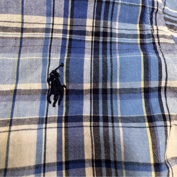 Polo Ralph Lauren Boys NYC Hoodie & Button Down Plaid S/S Shirt Sz 3T - Picture 12 of 13